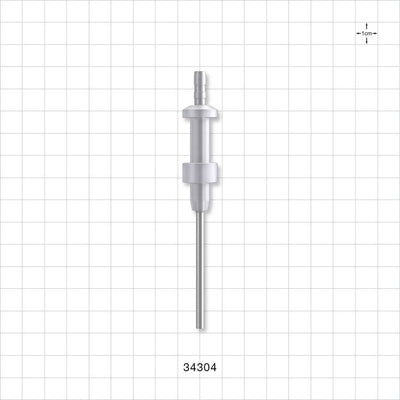 OneShot™ IMA Style Single-Use Filling Needle, Barbed - 3 mm Needle ID; Fits 1/8 inch ID Tubing (0.125 inch, 3.18 mm) - 34304