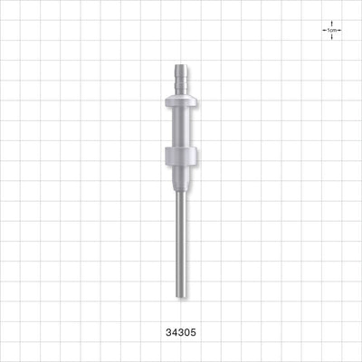 OneShot™ IMA Style Single-Use Filling Needle, Barbed - 4 mm Needle ID; Fits 3/16 inch ID Tubing (0.188 inch, 4.76 mm) - 34305