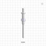 OneShot™ IMA Style Single-Use Filling Needle, Barbed - 4 mm Needle ID; Fits 3/16 inch ID Tubing (0.188 inch, 4.76 mm) - 34305