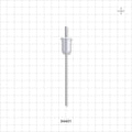OneShot™ Bausch and Ströbel Style Single-Use Filling Needle, Barbed - 1.6 mm Needle ID; Fits 1/16 inch ID Tubing (0.063 inch, 1.59 mm) - 34401