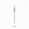 OneShot™ Bausch and Ströbel Style Single-Use Filling Needle, Barbed - 2.5 mm Needle ID; Fits 1/8 inch ID Tubing (0.125 inch, 3.18 mm) - 34402