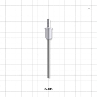 OneShot™ Bausch and Ströbel Style Single-Use Filling Needle, Barbed - 3.2 mm Needle ID; Fits 1/8 inch ID Tubing (0.125 inch, 3.18 mm) - 34403