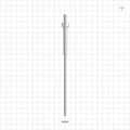 OneShot™ Syntegon PreVAS Style Single-Use Filling Needle, Barbed - 3 mm Needle ID; Fits 1/8 inch ID Tubing (0.125 inch, 3.18 mm) - 34502