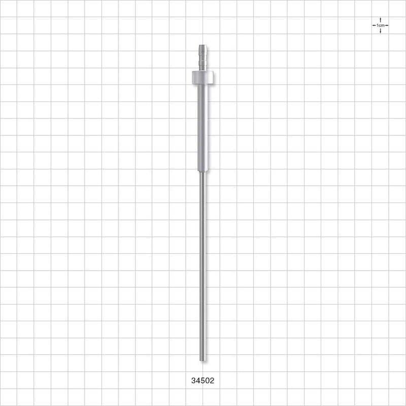 OneShot™ Syntegon PreVAS Style Single-Use Filling Needle, Barbed - 3 mm Needle ID; Fits 1/8 inch ID Tubing (0.125 inch, 3.18 mm) - 34502