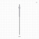 OneShot™ Syntegon PreVAS Style Single-Use Filling Needle, Barbed - 3 mm Needle ID; Fits 1/8 inch ID Tubing (0.125 inch, 3.18 mm) - 34502