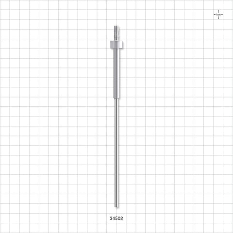 OneShot™ Syntegon PreVAS Style Single-Use Filling Needle, Barbed - 3 mm Needle ID; Fits 1/8 inch ID Tubing (0.125 inch, 3.18 mm) - 34502