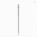 OneShot™ Syntegon PreVAS Style Single-Use Filling Needle, Barbed - 4 mm Needle ID; Fits 3/16 inch ID Tubing (0.188 inch, 4.76 mm) - 34503