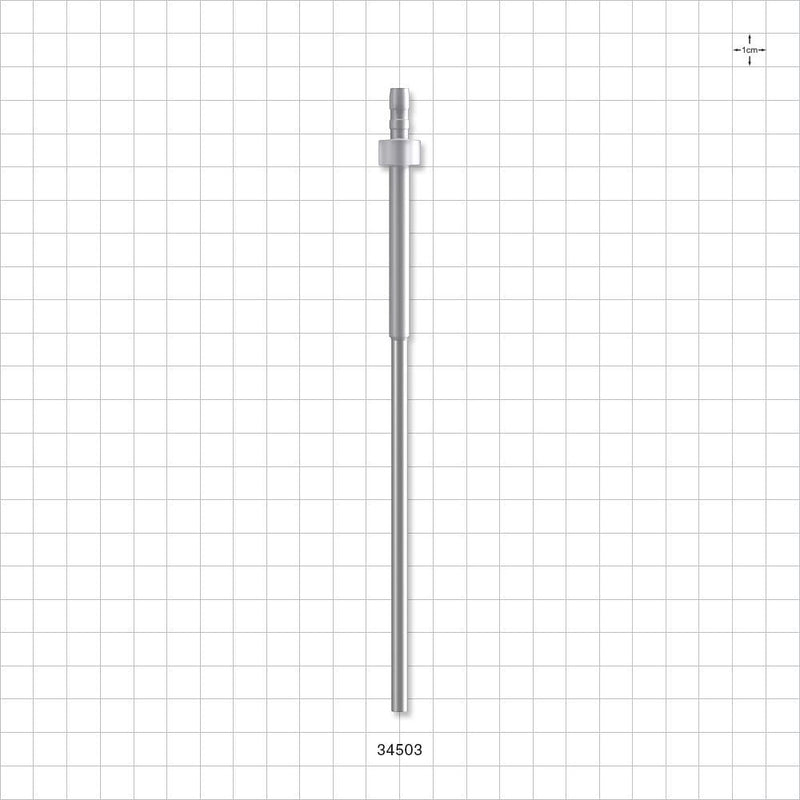 OneShot™ Syntegon PreVAS Style Single-Use Filling Needle, Barbed - 4 mm Needle ID; Fits 3/16 inch ID Tubing (0.188 inch, 4.76 mm) - 34503