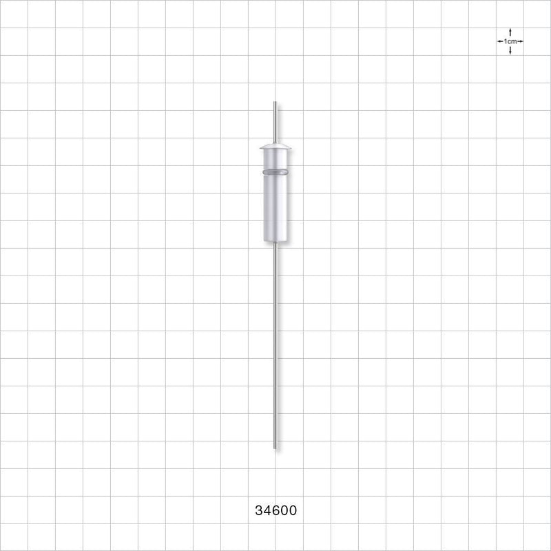 OneShot™ Cytiva Style Single-Use Filling Needle, Non-Barbed - 1 mm Needle ID; Fits 3/64 inch ID Tubing (0.047 inch, 1.19 mm) - 34600