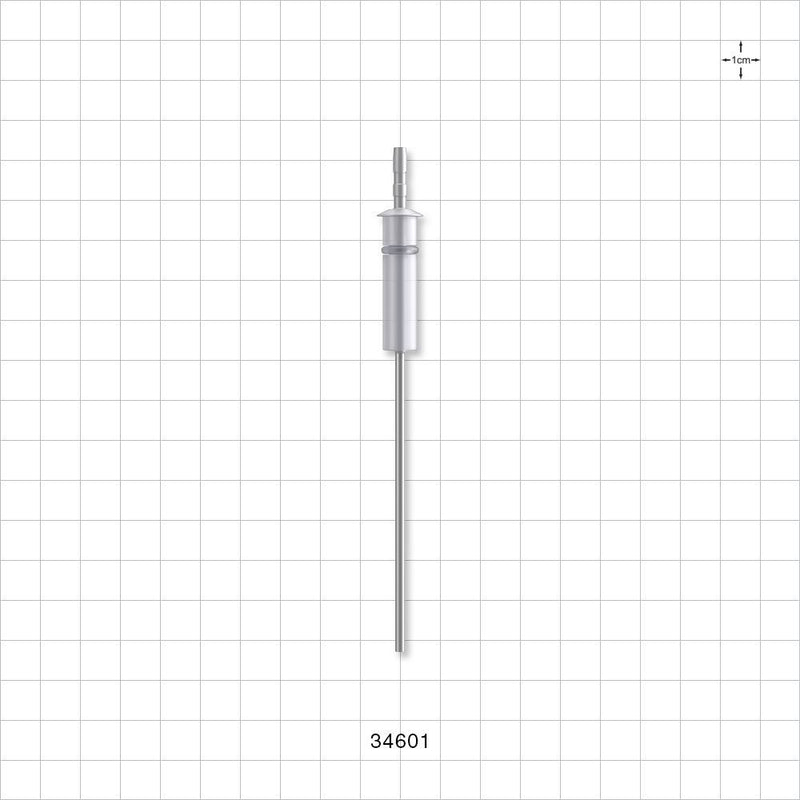 OneShot™ Cytiva Style Single-Use Filling Needle, Barbed - 2 mm Needle ID; Fits 1/8 inch ID Tubing (0.125 inch, 3.18 mm) - 34601