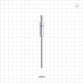 OneShot™ Cytiva Style Single-Use Filling Needle, Barbed - 3 mm Needle ID; Fits 1/8 inch ID Tubing (0.125 inch, 3.18 mm) - 34602