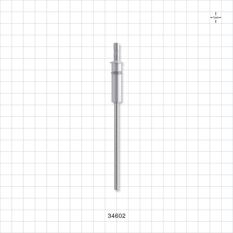 OneShot™ Cytiva Style Single-Use Filling Needle, Barbed - 3 mm Needle ID; Fits 1/8 inch ID Tubing (0.125 inch, 3.18 mm) - 34602