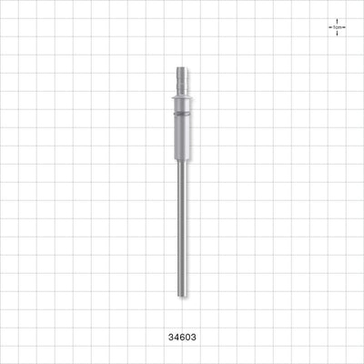 OneShot™ Cytiva Style Single-Use Filling Needle, Barbed - 4 mm Needle ID; Fits 3/16 inch ID Tubing (0.188 inch, 4.76 mm) - 34603