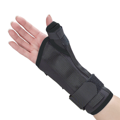 DEROYAL PREMIUM WRIST AND THUMB SPLINT (PACKAGING - EACH) (LENGTH - 8”)