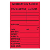 Precision Dynamics Corp. Label Fluorescent Red 3x2" Rl - N-215