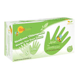 EcoBee -BeeSure NeoGrene Chloroprene Exam Gloves Small Green Non-Sterile, 10 BX/CA BE1186
