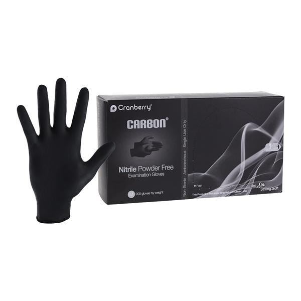 Pro2 Solutions, Inc -Carbon Nitrile Exam Gloves Medium Black Non-Sterile, 10 BX/CA CR3237