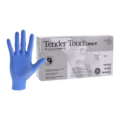 HARPS, Inc. -SemperCare Tender Touch Nitrile Exam Gloves X-Large Violet Blue Non-Sterile Chemo Tested, 10 BX/CA TTNF205