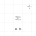 Button for Strap 36121, White -  - 36120
