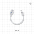 Bonded Non-Braided, High-Pressure Extension Line, Female Luer Lock to Rotating Male Luer Lock - 0.085 inch ID x 0.185 inch OD (2.2 mm x 4.7 mm); 6 inch (152.4 mm); 1000 psi - 36212