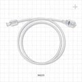 Bonded Braided High-Pressure Extension Line, Female Luer Lock to Rotating Male Luer Lock - 0.069 inch ID x 0.139 inch OD (1.8 mm x 3.5 mm); 30 inch (762 mm); 1200 psi - 36225