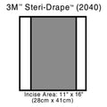 3M Medical Products Steri-Drape 38cm x 41cm Sterile Surgical Drape Fenestrated - 2040