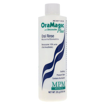 MPM Medical -OraMagic Plus Oral Rinse 8oz/Bottle MP00224