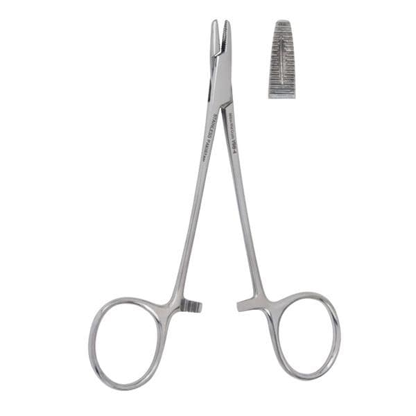 Integra York Pa, Inc -Vantage Derf Needle Holder Serrated Jaw 4-3/4" Stainless Steel Each V98-4