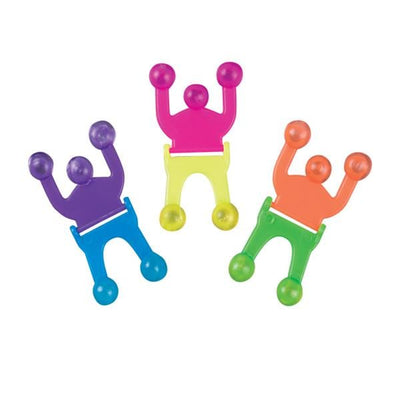 Office Supplies & Practice Mkt Toy Sticky Crawler Ninja Assorted Colors 1.5 in 72/Package - S2999