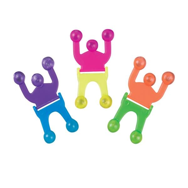 Office Supplies & Practice Mkt Toy Sticky Crawler Ninja Assorted Colors 1.5 in 72/Package - S2999