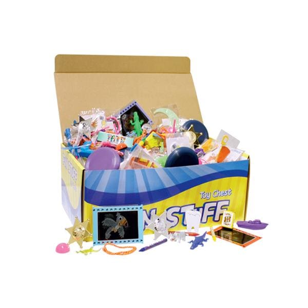 Office Supplies & Practice Mkt Treasure Chest Mega Toy Mix 600/Box - D29