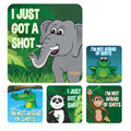 Sherman Specialty Stickers Assorted Animals I Got a Shot 100/Rl - PS603