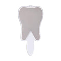Office Supplies & Practice Mkt Hand Mirror Plain Acrylic 10 in Tooth Shaped Each - X65