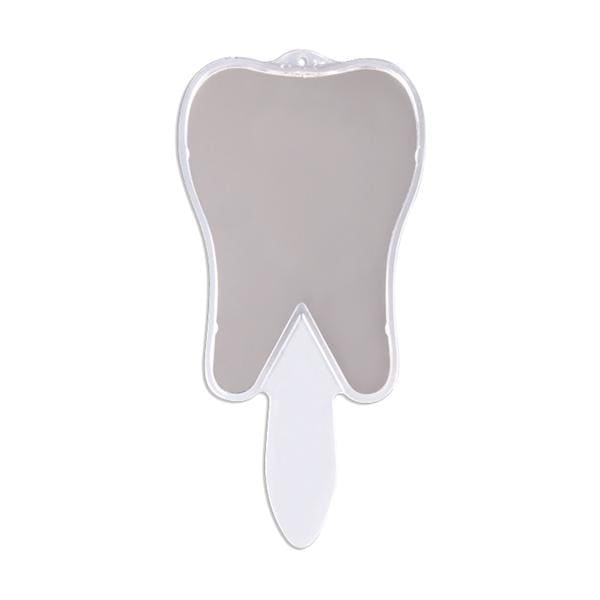 Office Supplies & Practice Mkt Hand Mirror Plain Acrylic 10 in Tooth Shaped Each - X65