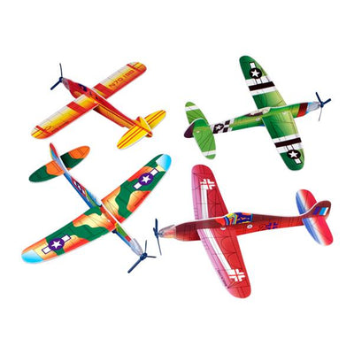Office Supplies & Practice Mkt Toy Glider World War 2 Assorted Colors 8 in 48/Package - F44