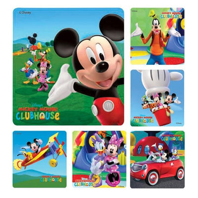 Office Supplies & Practice Mkt Stickers 2.5 in x 2.5 in Mickey Mouse Club Assorted 100/Rl - PS378