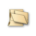 S&W Manufacturing a Smead Co 14 Pt End Tab Manila Folder Fasteners 1 & 3 50/Box - 87SR102BF213