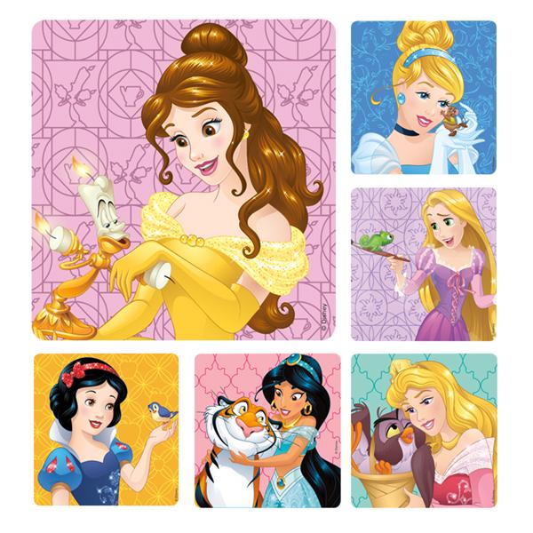 Office Supplies & Practice Mkt Stickers 2.5 in x 2.5 in Princess Dance Assorted 100/Rl - PS183