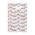 Office Supplies & Practice Mkt Scatter Print Bags We Care with Heart 2 Sided Print Clear 7 in x 10 in 100/Box - 98E