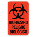 Office Supplies & Practice Mkt Label Biohazard Red Fluorescnt7/8Wx1/2H 500/Rl - LDNCTL19226C