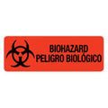 Office Supplies & Practice Mkt Label Biohazard Red Fluorescnt3Wx1H 500/Rl - LDNCTL11242C