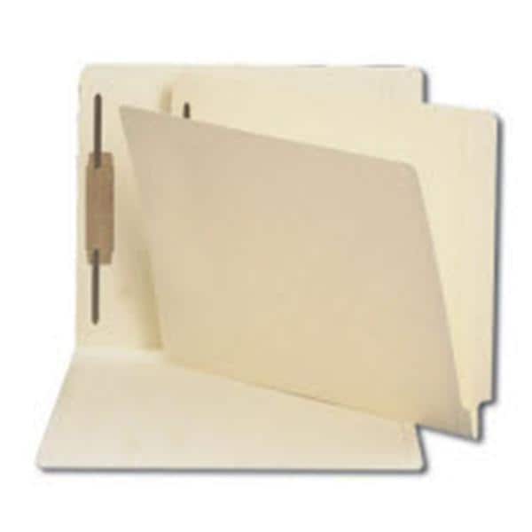 S&W Manufacturing a Smead Co 11Pt End Tab Manila Folder 12.25"x9.5" Fastener 1 50/Box - 85SR102BF21