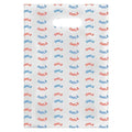 Office Supplies & Practice Mkt Scatter Print Bags Smile 2 Sided Print Clear 7 in x 10 in 100/Box - 98A
