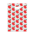 Office Supplies & Practice Mkt Scatter Print Bags Apples 2 Sided Print Clear 7 in x 10 in 100/Box - 98L