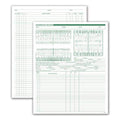 Office Supplies & Practice Mkt Exam / Account Record Dental Charts 2-Sided 8.5 in x 11 in White Green Ink 250/Package - 552