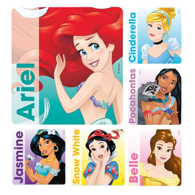 Office Supplies & Practice Mkt Stickers 2.5 in x 2.5 in Princess Portrati Assorted 100/Rl - PS245