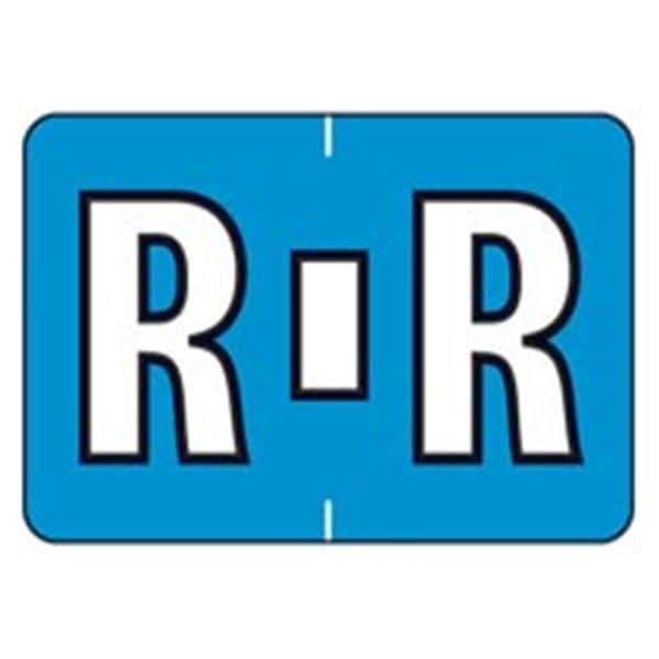 Arden Label, Inc Colwell Jewel Tone "R" Blue Labels 1.5"x1" 500/Rl - JT1000-R