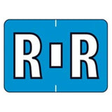Arden Label, Inc Colwell Jewel Tone "R" Blue Labels 1.5"x1" 500/Rl - JT1000-R