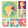 Office Supplies & Practice Mkt Stickers 2.5 in x 2.5 in Tinkerbell Assorted 100/Rl - PS618