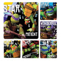 Office Supplies & Practice Mkt Stickers 2.5 in x 2.5 in Teenage Mutant Ninja Turtles Patient Assorted 100/Rl - PS597